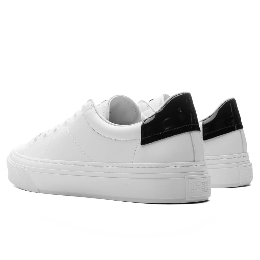 City Sport Sneakers in Leather - White/Black - Image 3