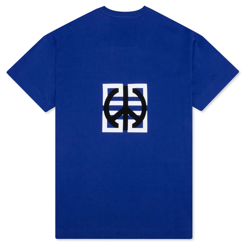 Classic Fit Branding Bonded T-Shirt - Ocean Blue - Image 2