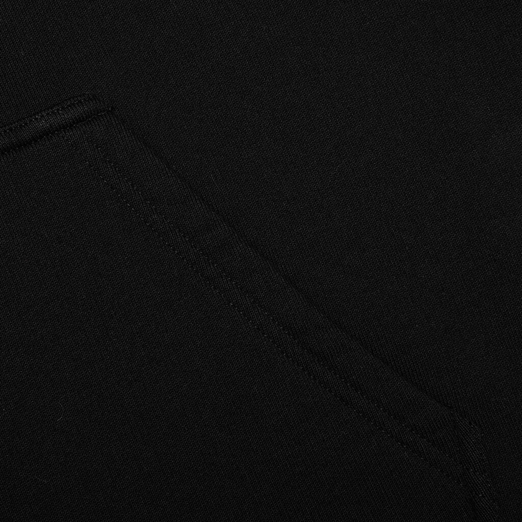 Classic Fit Hoodie w/ Reverse Print - Black - Image 5