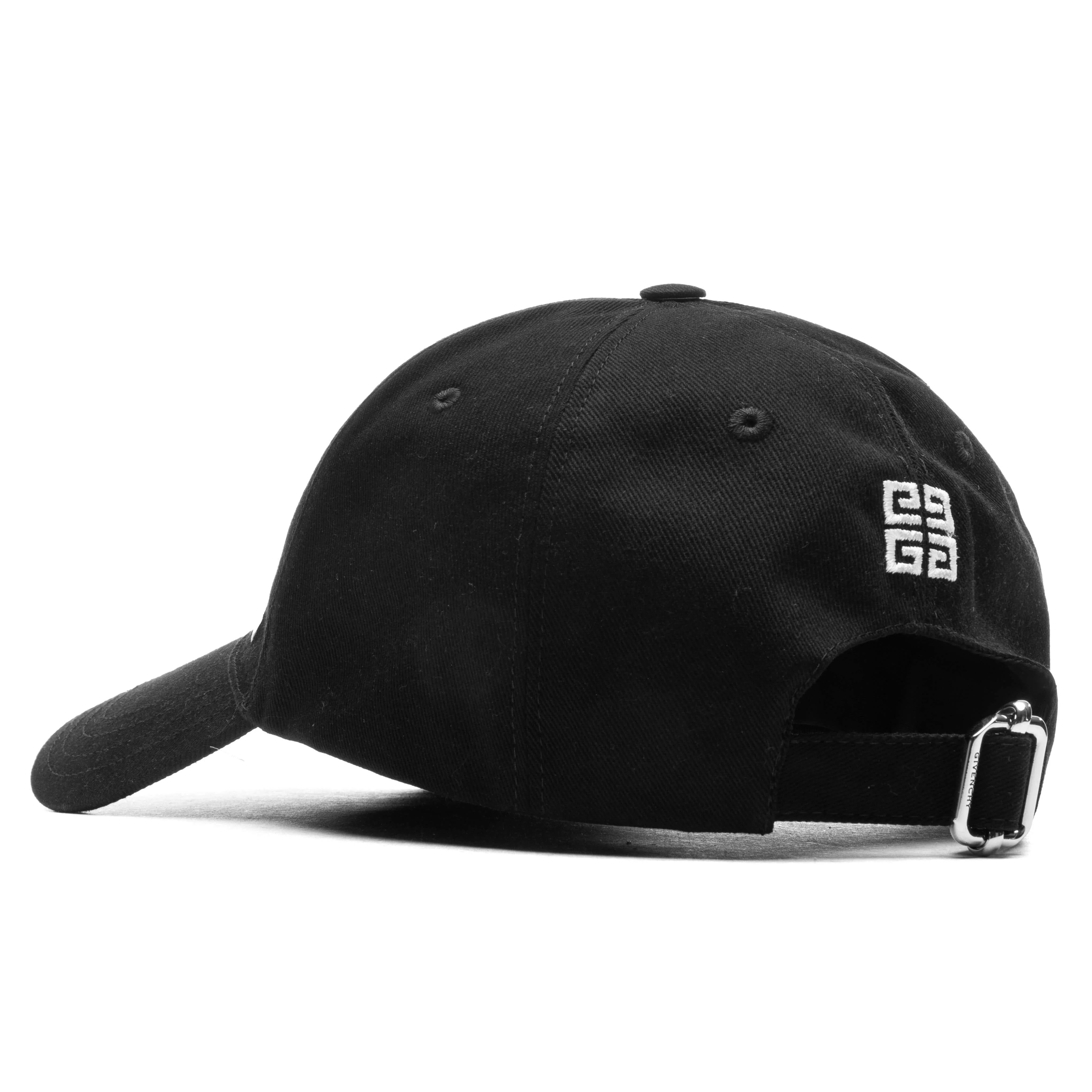 College Embroidered Cap - Black - Image 4