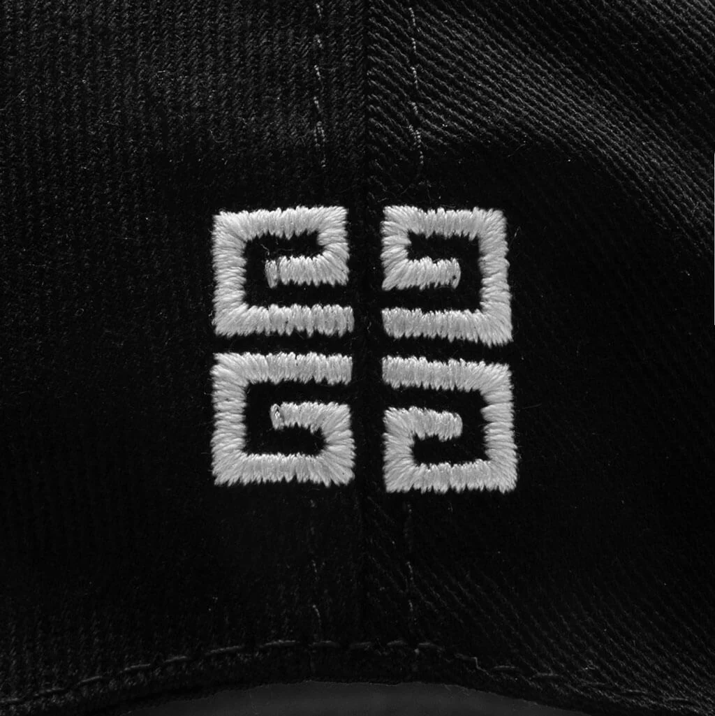 College Embroidered Cap - Black - Image 5