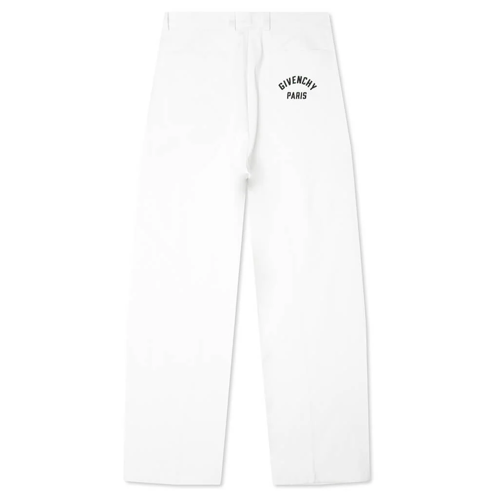 Double Pleat Trousers - Ivory - Image 2
