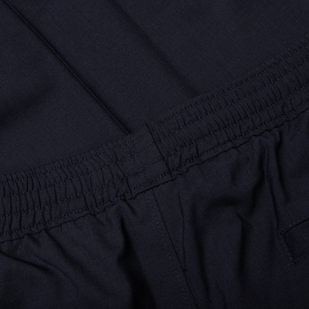 Slim Fit Formal Wool and Mohair Pants - Night Blue - Image 4