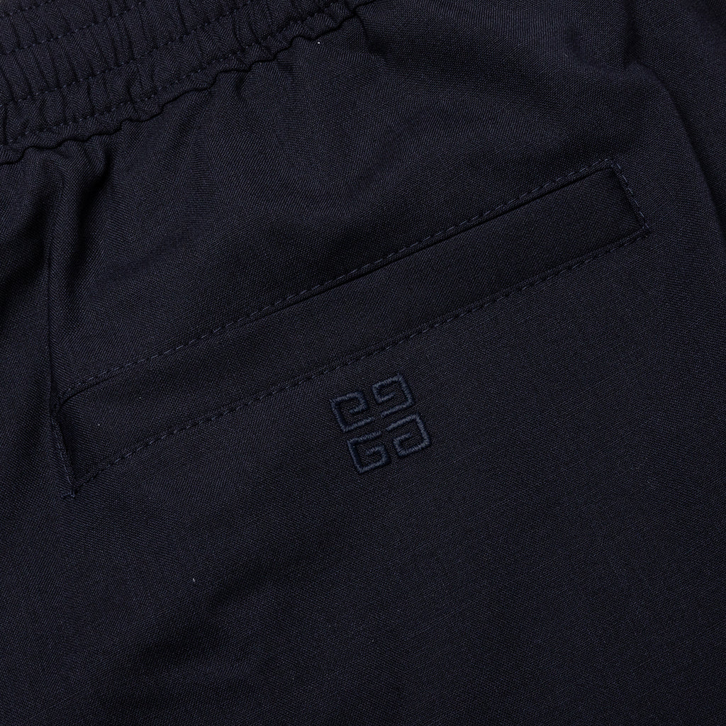 Slim Fit Formal Wool and Mohair Pants - Night Blue - Image 5