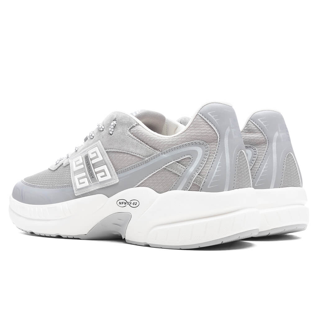 NFNTY-52 Suede and Mesh Sneakers - Light Grey - Image 3