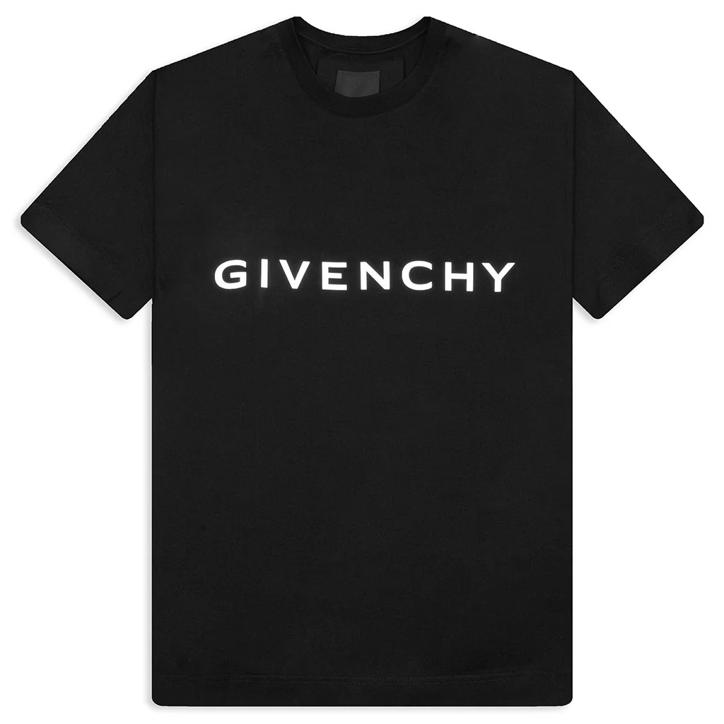 Reflective Slim Fit T-Shirt - Black