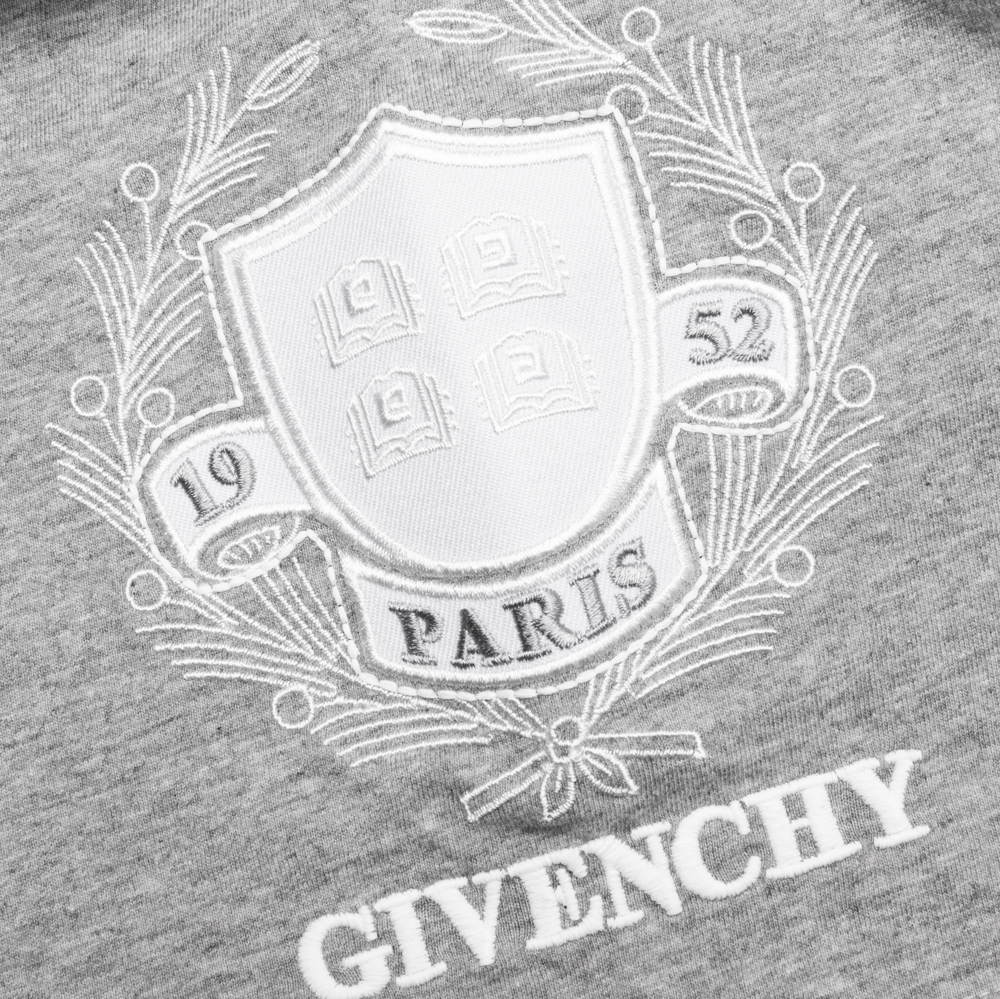 Crest T-Shirt - Light Grey Melange - Image 5