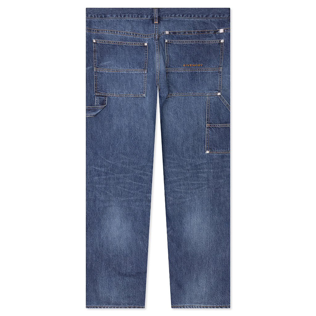 Studded Carpenter Pants - Blue - Image 2
