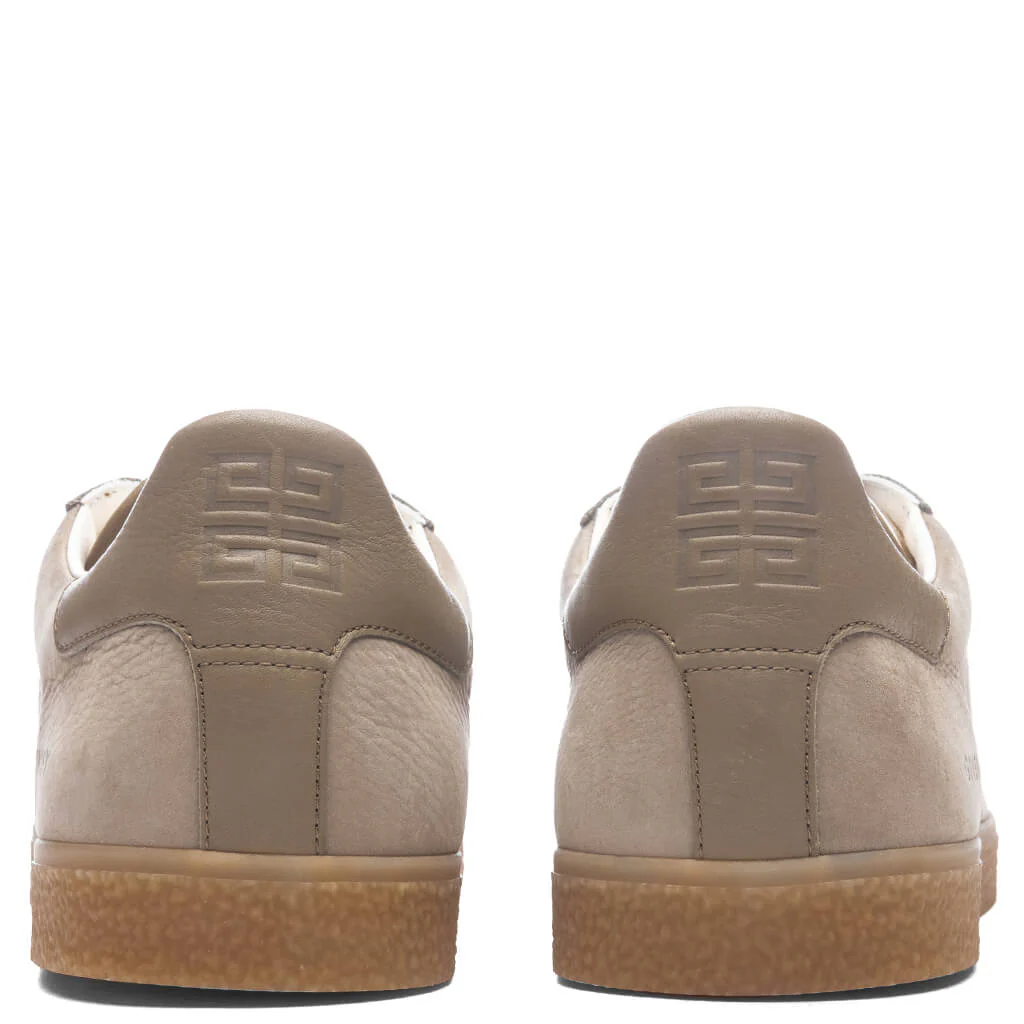 Town Nubuck and Leather Sneakers - Khaki - Image 4