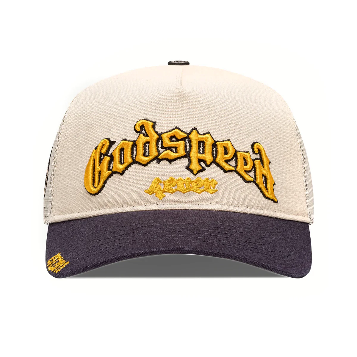 GS Forever Trucker Hat - Bone/Yellow/Navy