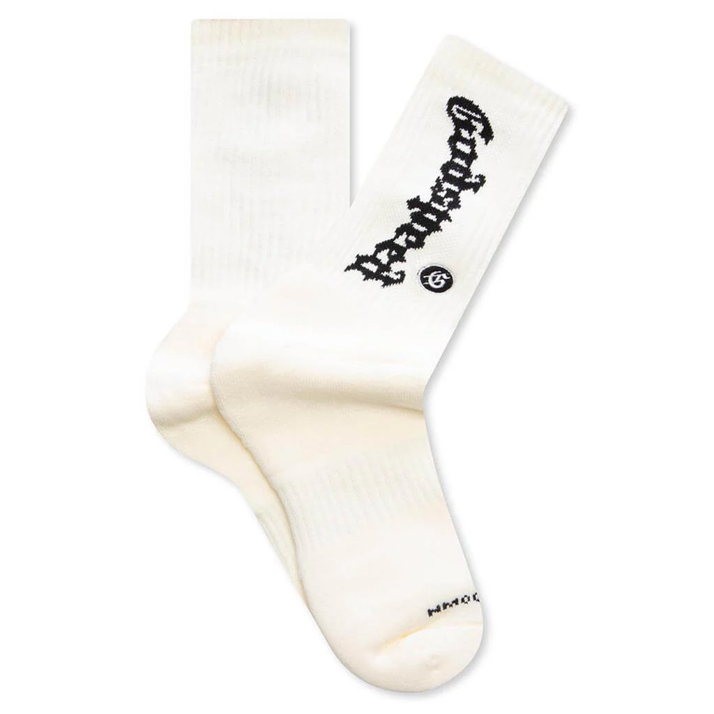 Logo Sock - Cream