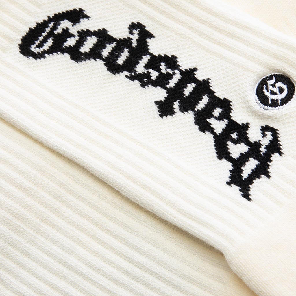 Logo Sock - Cream - Image 2