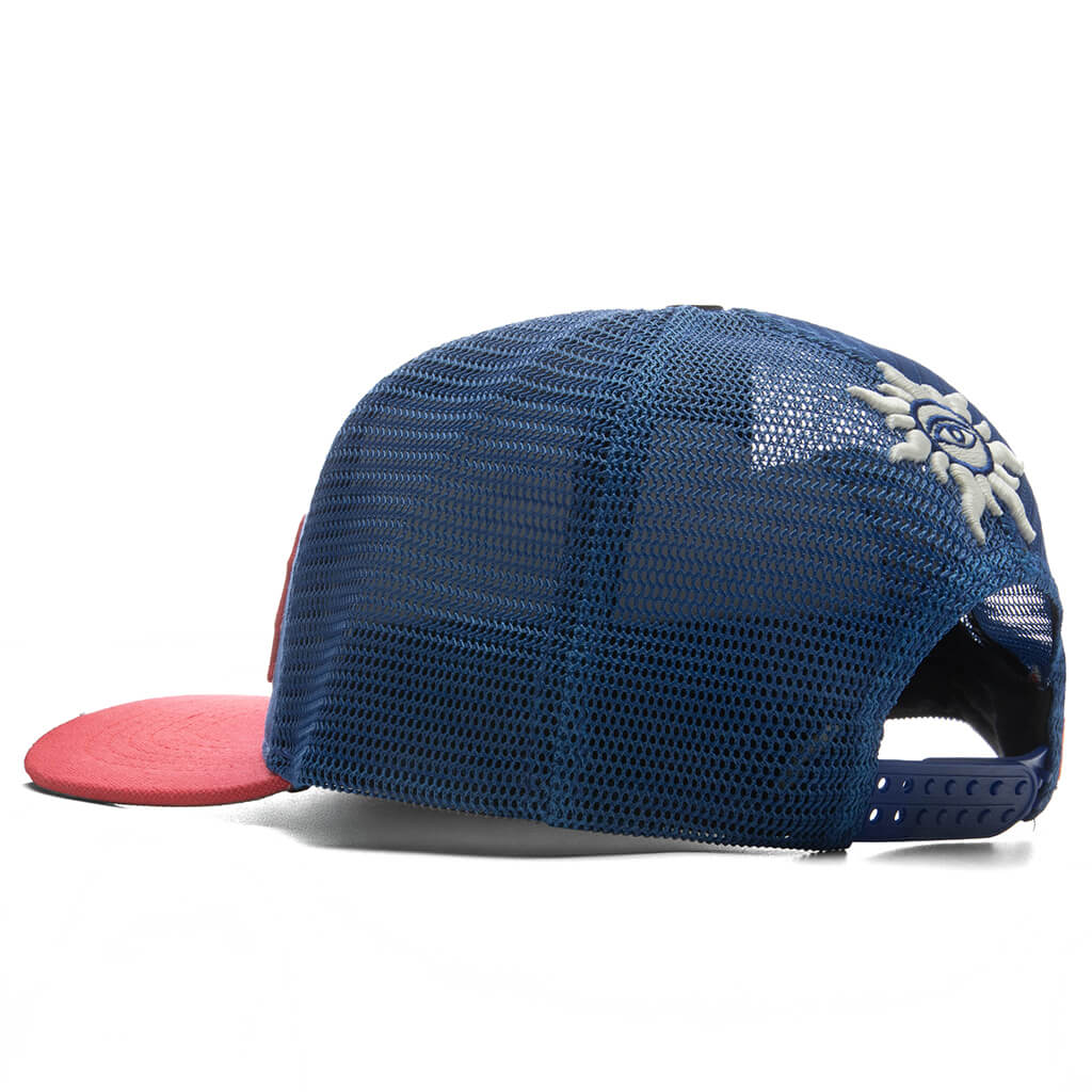 GS Forever Trucker Hat - Blue/Red - Image 3