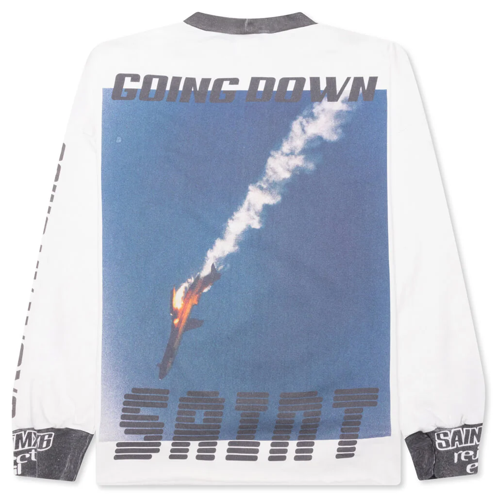 Going L/S Tee - White - Image 2