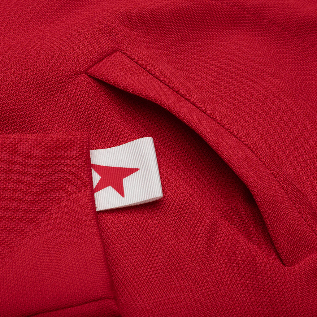 Women's Star Zipped Track Jacket - Tango Red - Image 5