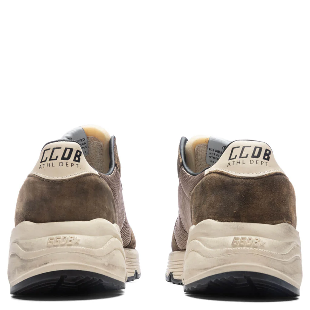 Running Sole Sneakers - Olive Green/Cream - Image 4