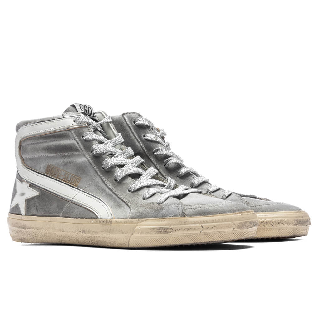 Slide Wax Suede Sneaker - Mud/White/Black/Silver - Image 2