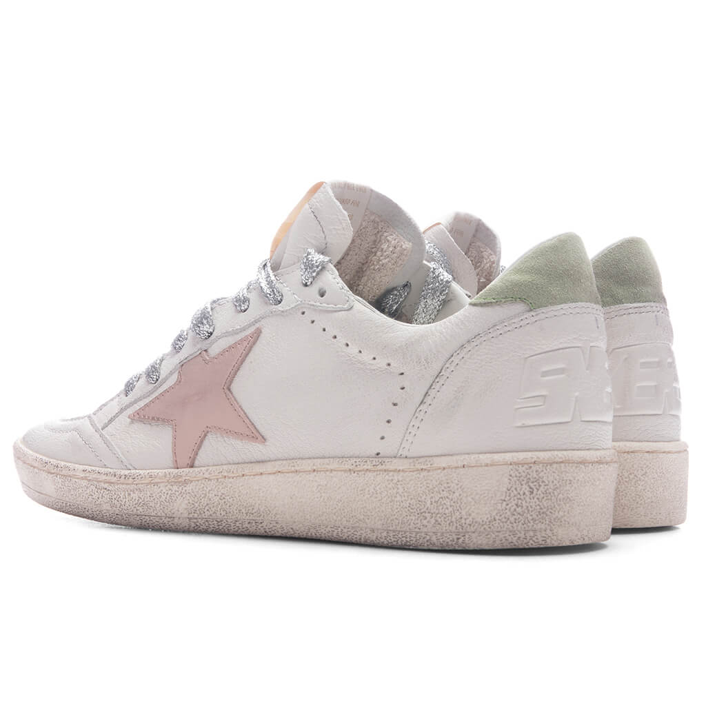 Women's Ball Star - White/Moonlight Pink/Nile Green - Image 3