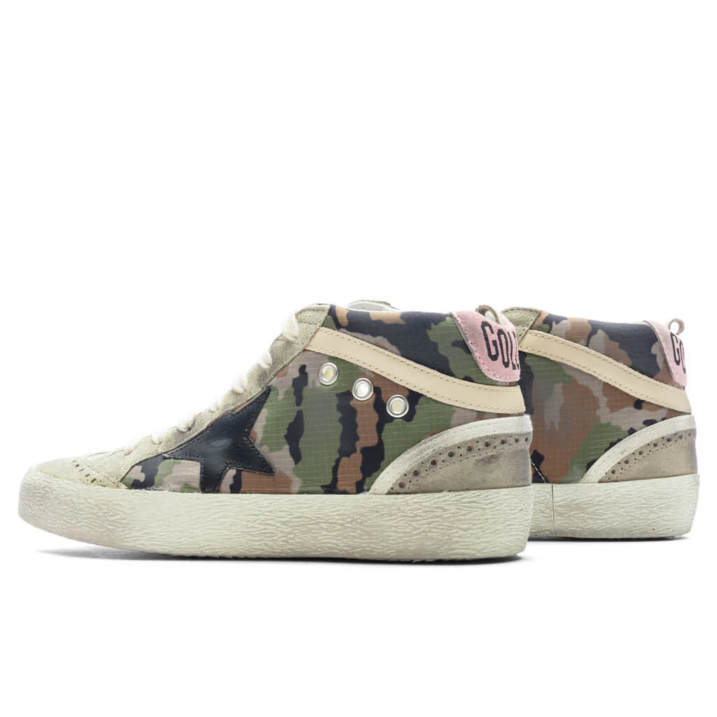Women's Mid Star - Green Camouflage/Taupe/Black - Image 3