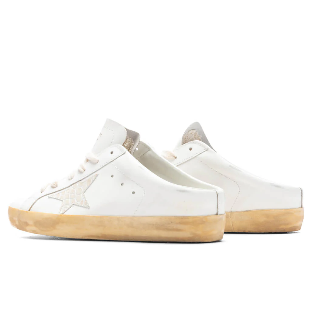 Women's Super-Star Sabot - White/Ivory - Image 3