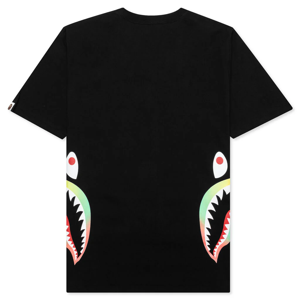 Gradation Side Shark Tee - Black - Image 2
