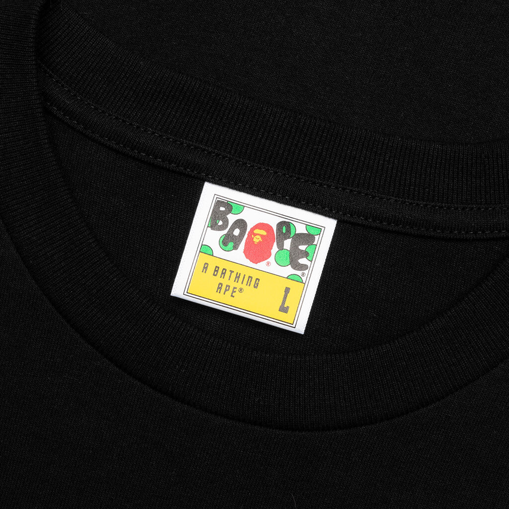 Gradation Side Shark Tee - Black - Image 4