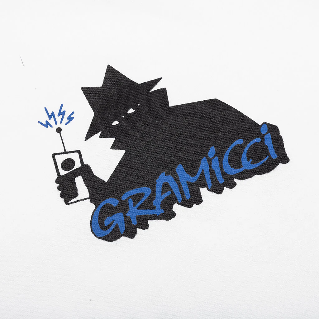 Real Bad Man x Gramicci Records L/S Tee - White - Image 3