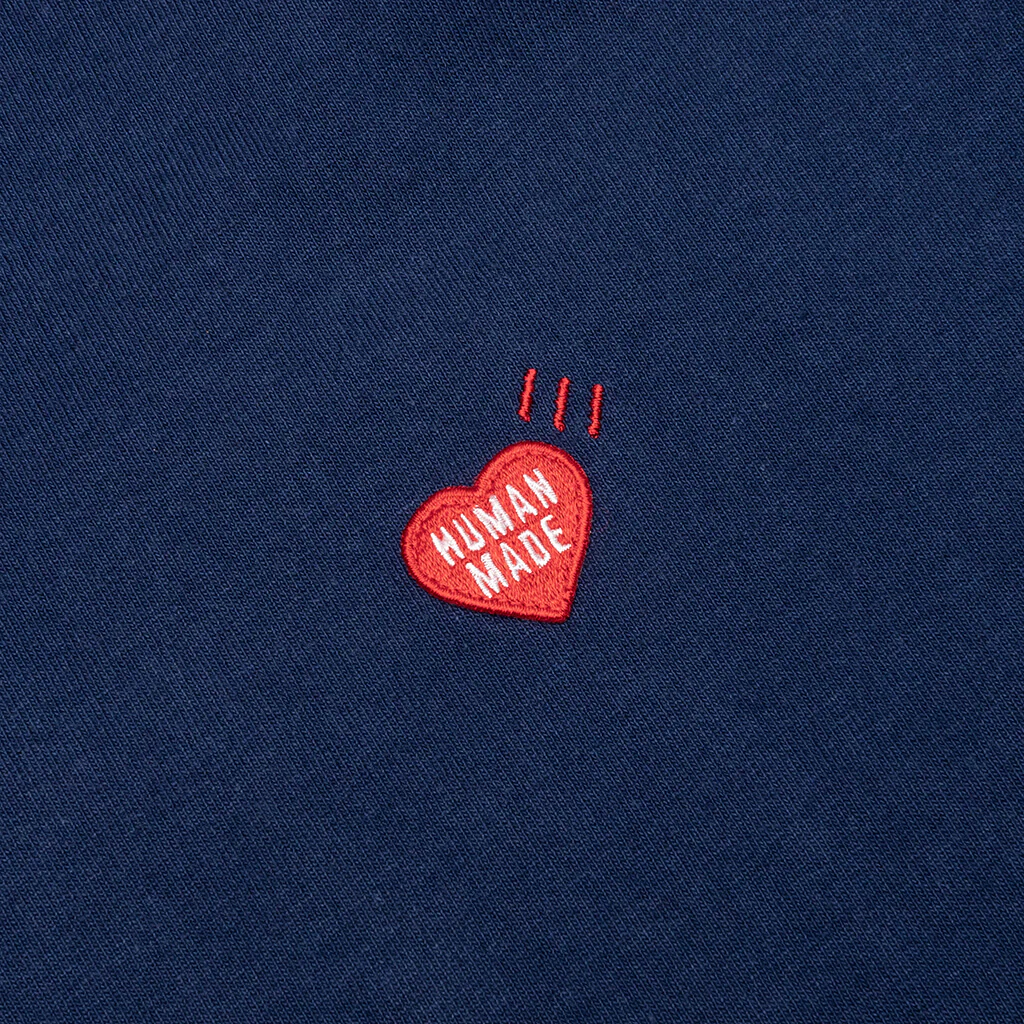 Graphic L/S T-Shirt #3 - Navy - Image 3