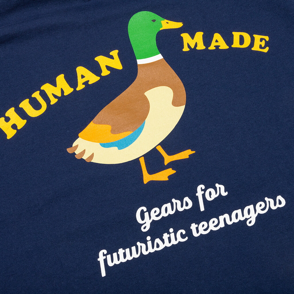Graphic L/S T-Shirt #3 - Navy - Image 4