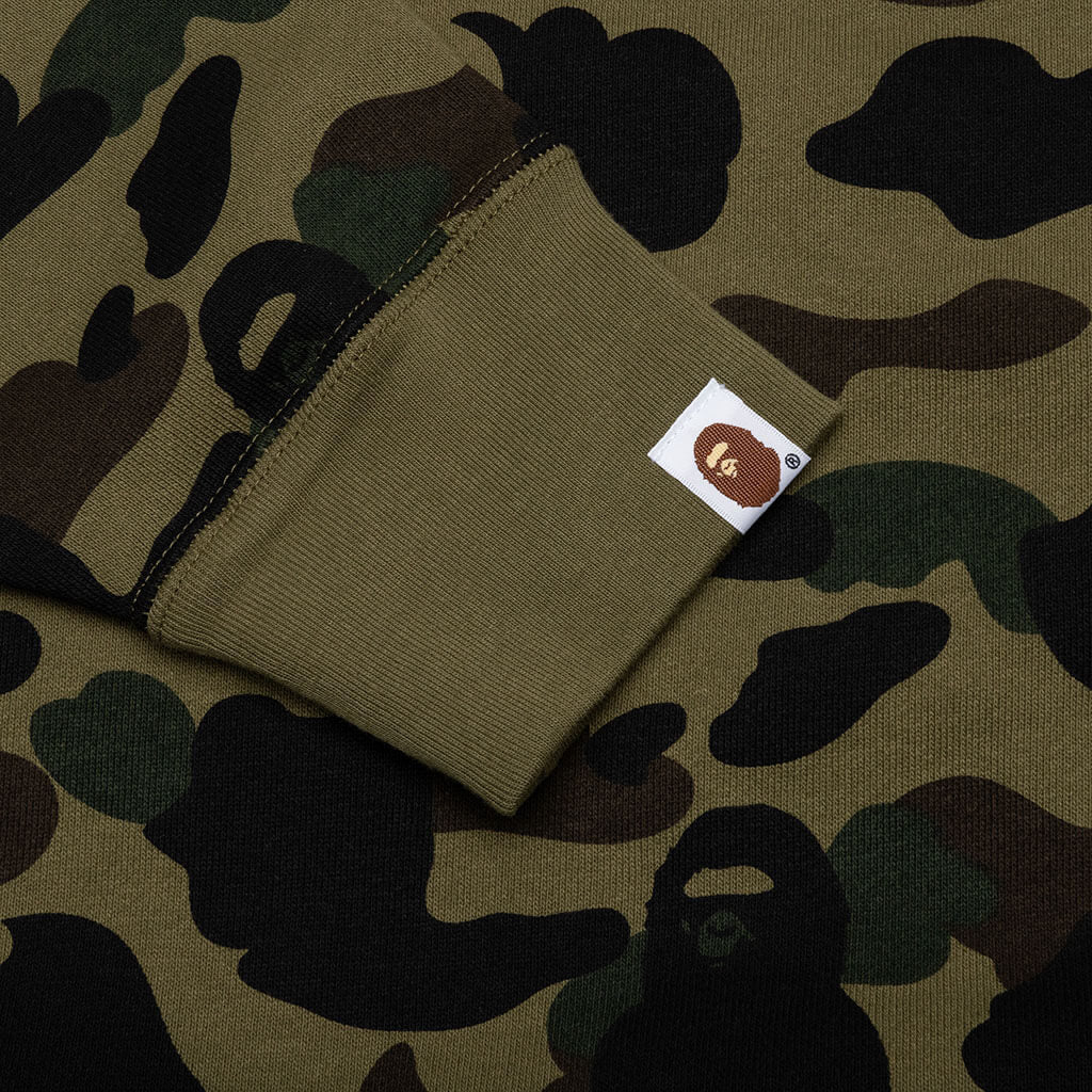 1st Camo College Pullover Hoodie - Green - Image 3