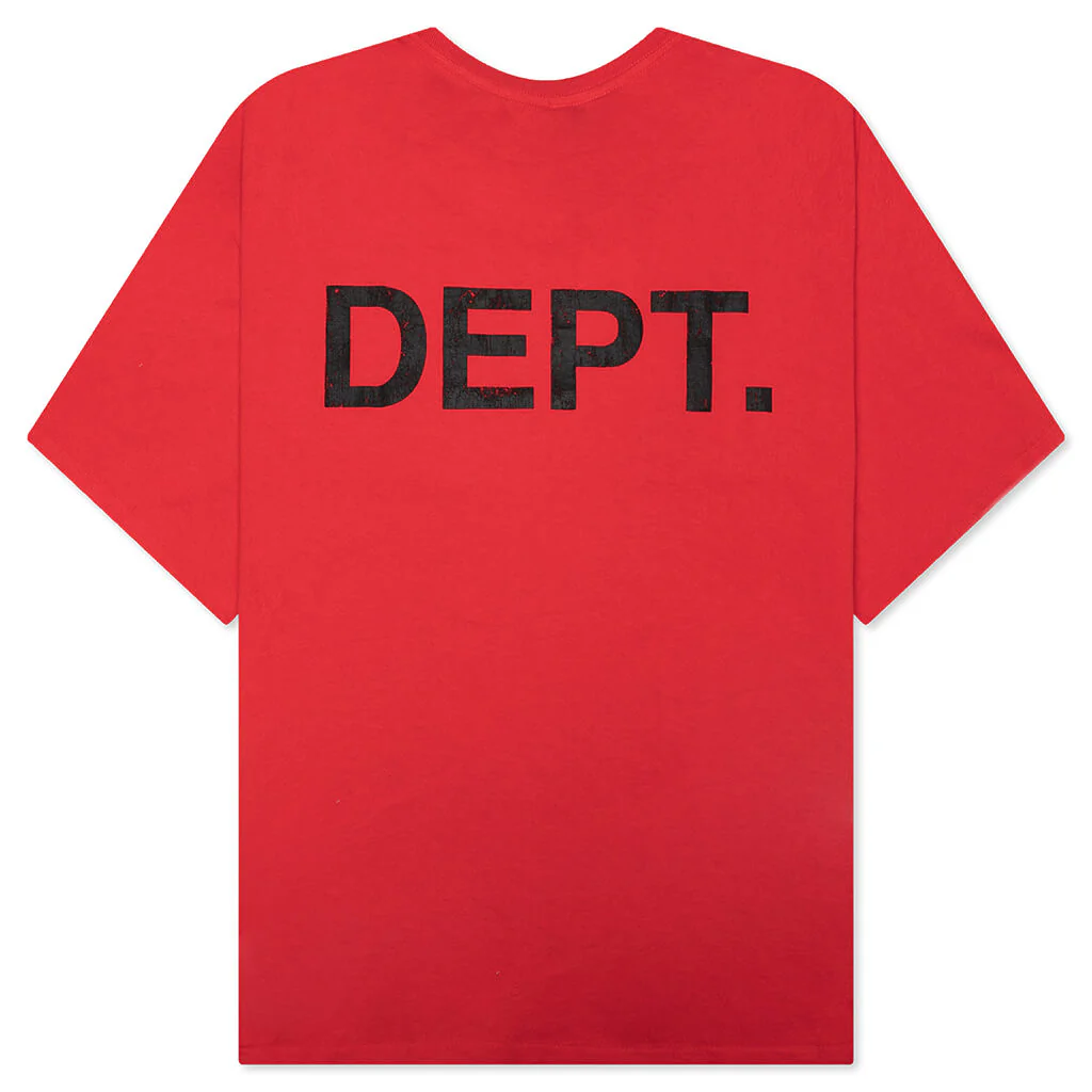 Gym Tee - Red - Image 2