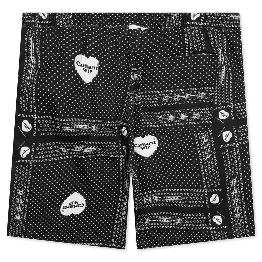 Heart Bandana Short - Black - Image 2