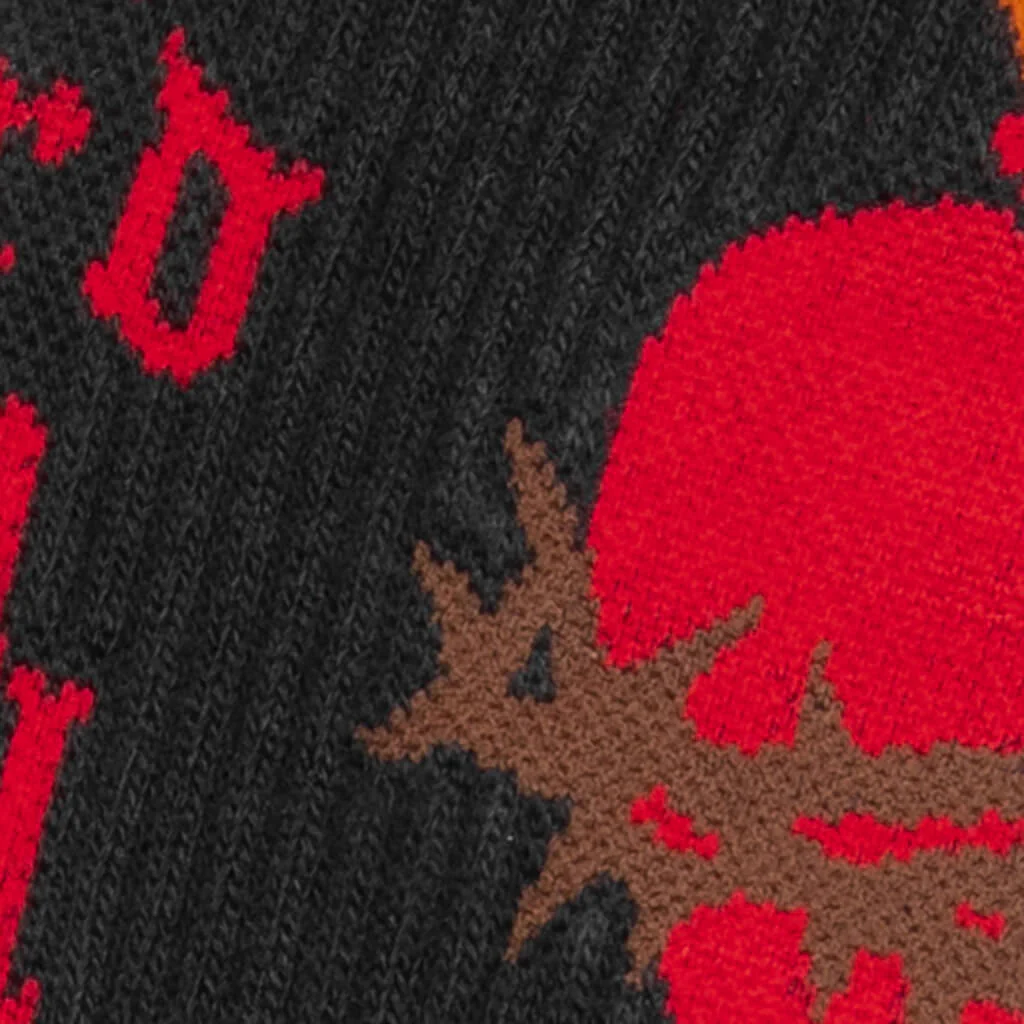 Heart Socks - Black - Image 2