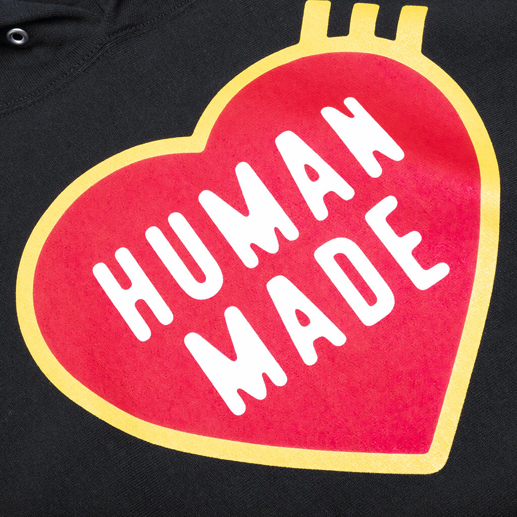 Heavy Weight Hoodie #2 - Black - Image 3