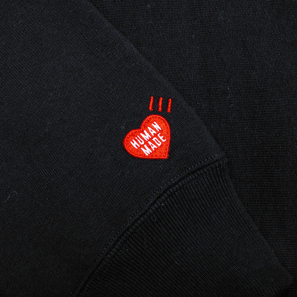Heavy Weight Hoodie #2 - Black - Image 4