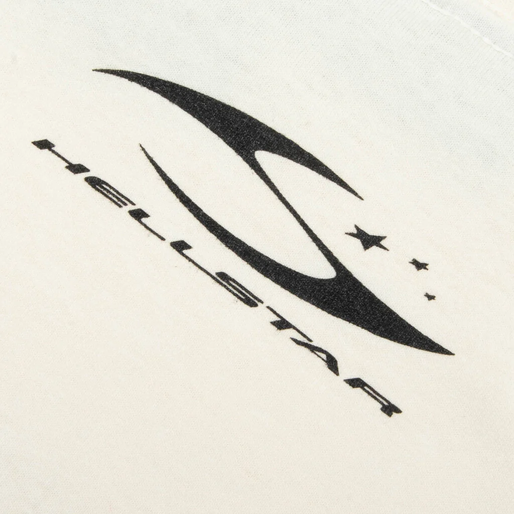 H Cursive Logo T-Shirt - White - Image 4