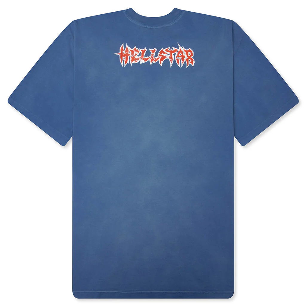 Metal Logo Tee - Blue - Image 2