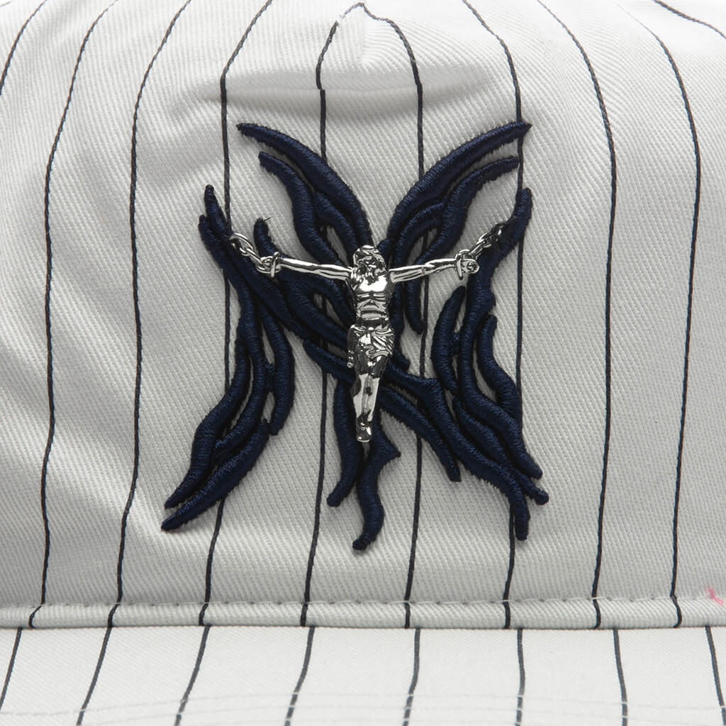 NY Flame Snapback - White - Image 4