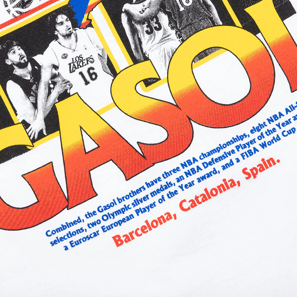 Hermanos Gasol Tee - White - Image 4