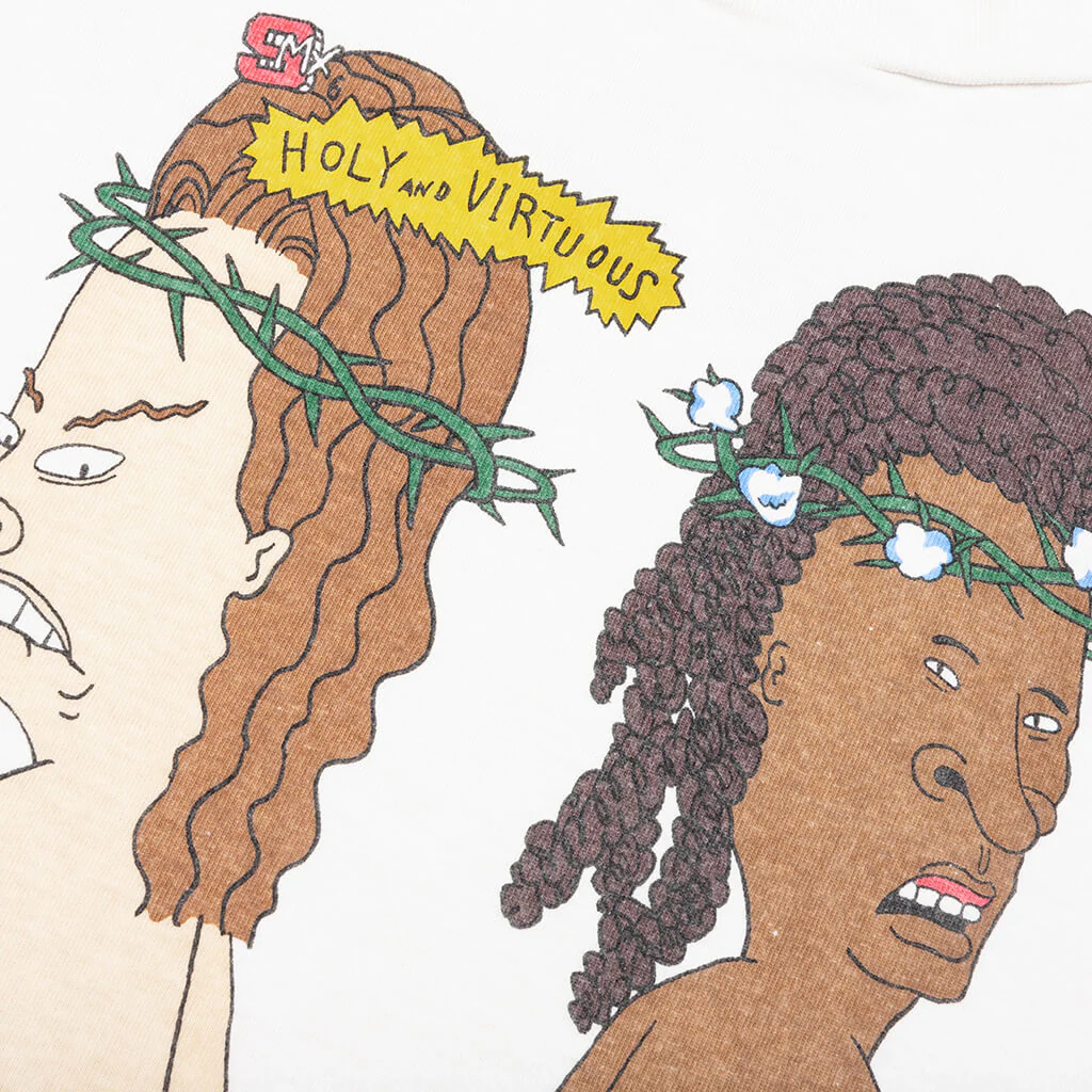Holy and Virts S/S Tee - White - Image 3