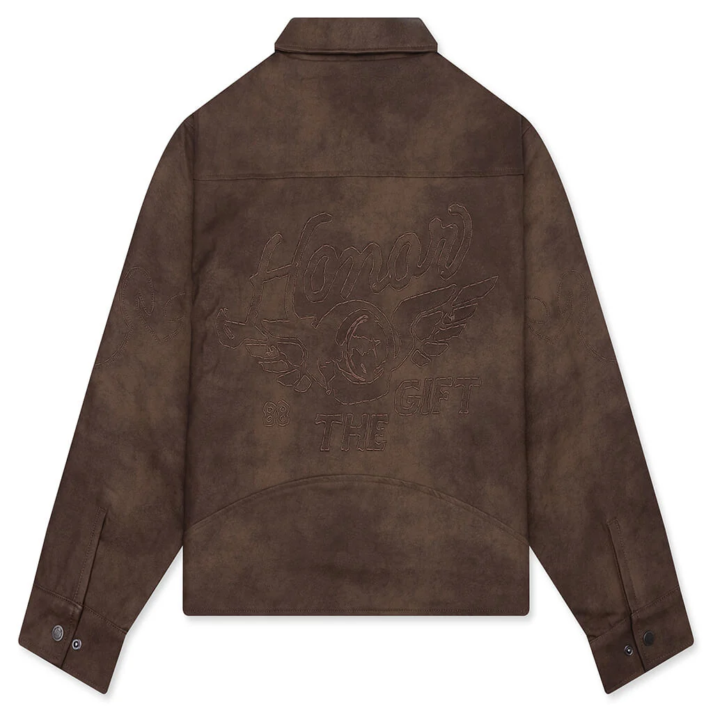 Aged Jacket - Brown - Image 2