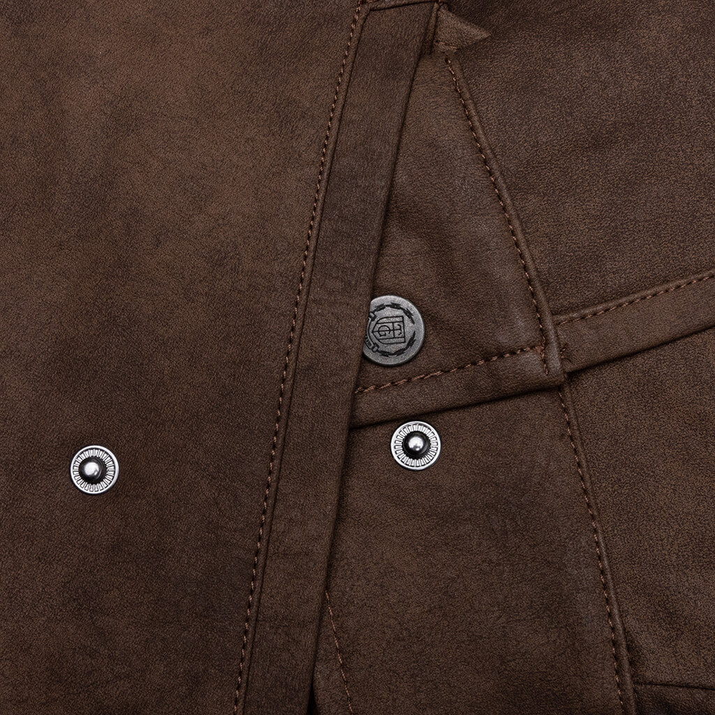 Aged Jacket - Brown - Image 5