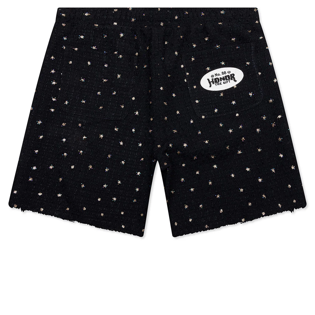 Beaded Shorts - Black - Image 2