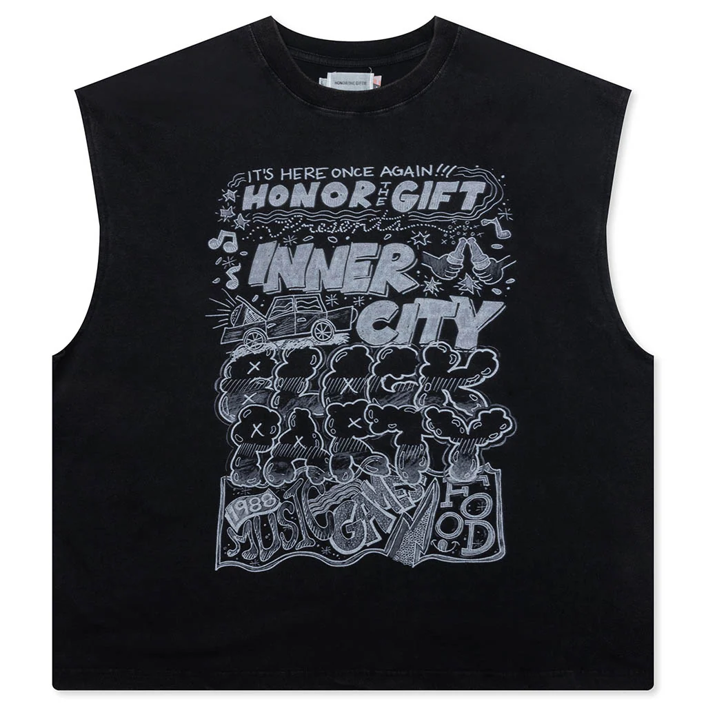 Block Party Cut Off - Black
