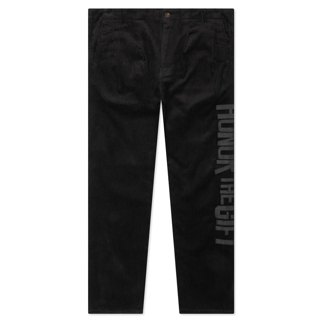 Corduroy Trouser Pant - Black