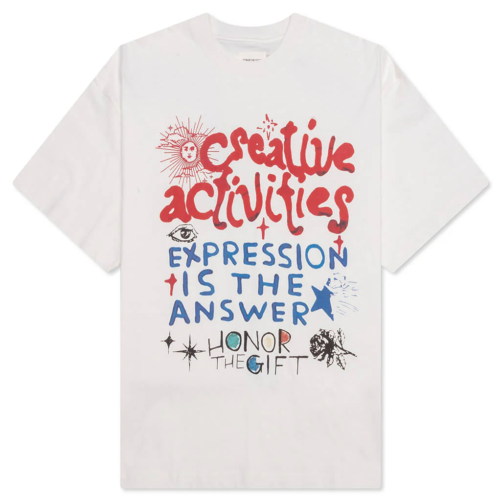 Creative Activities Tee - Bone