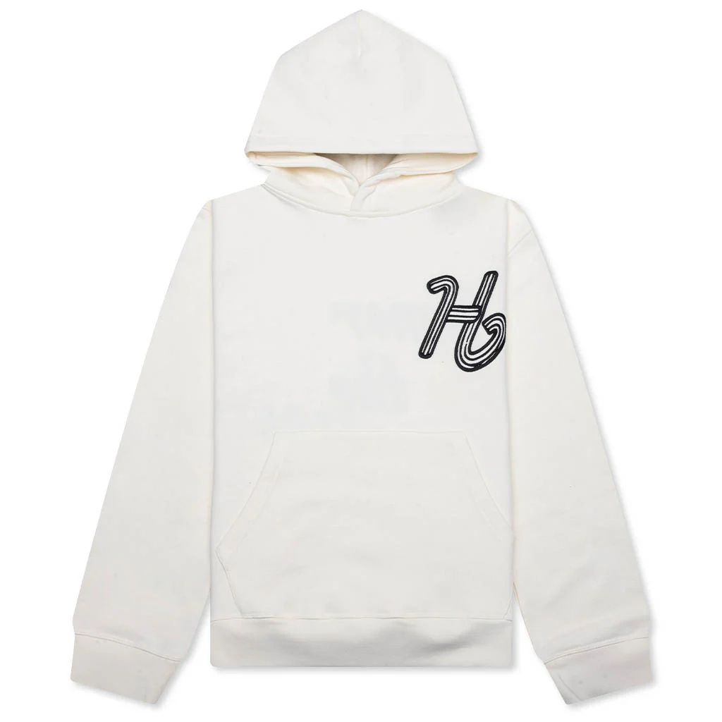Cursive Honor Hoodie - Bone