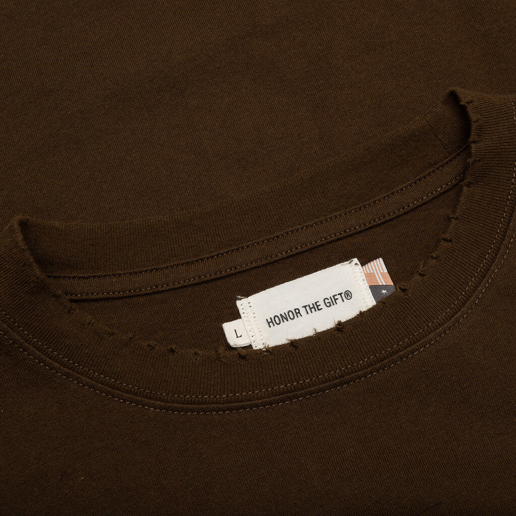 Holiday Holiday Script S/S - Brown - Image 3