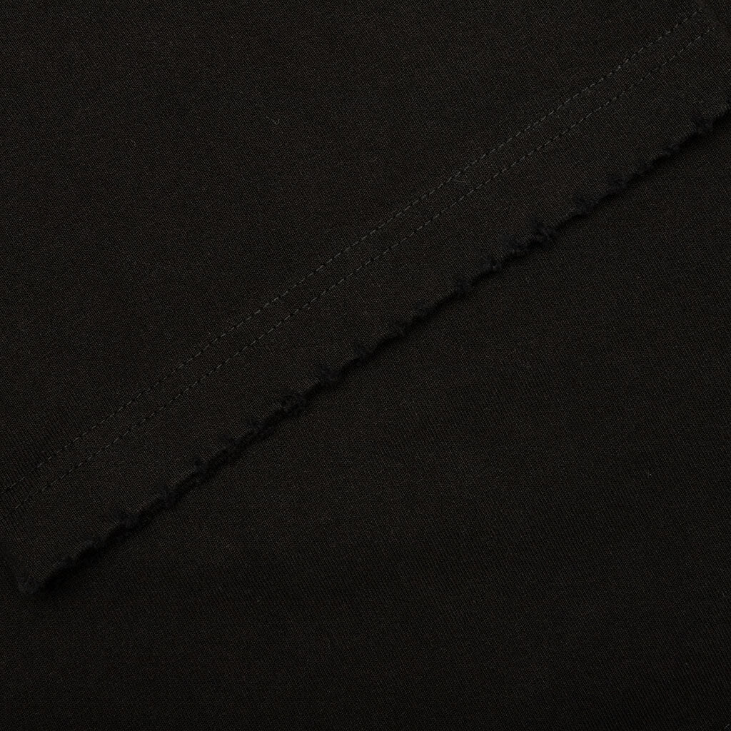 Embroidered Pocket Tee - Black - Image 5