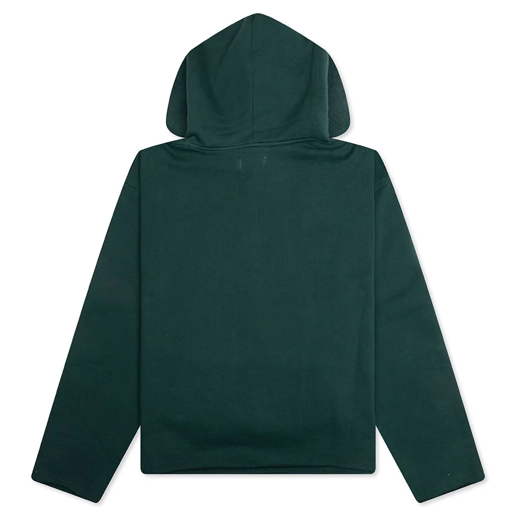 Fire Hoodie - Green - Image 2
